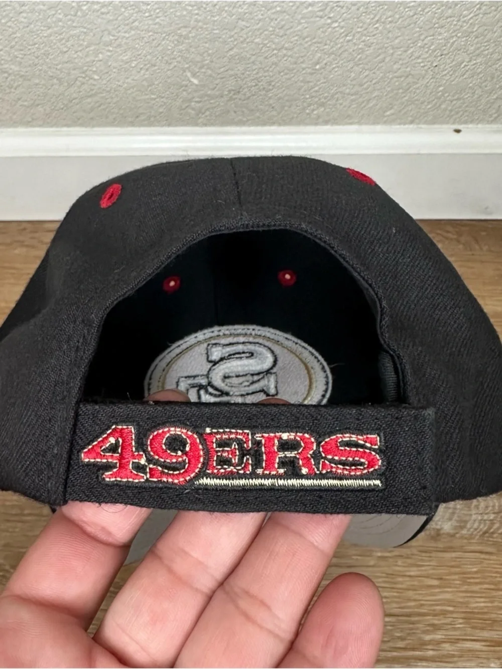 ‘47 Brand Wool Blend San Francisco 49ers Black Embroidered Cap Hat, OS